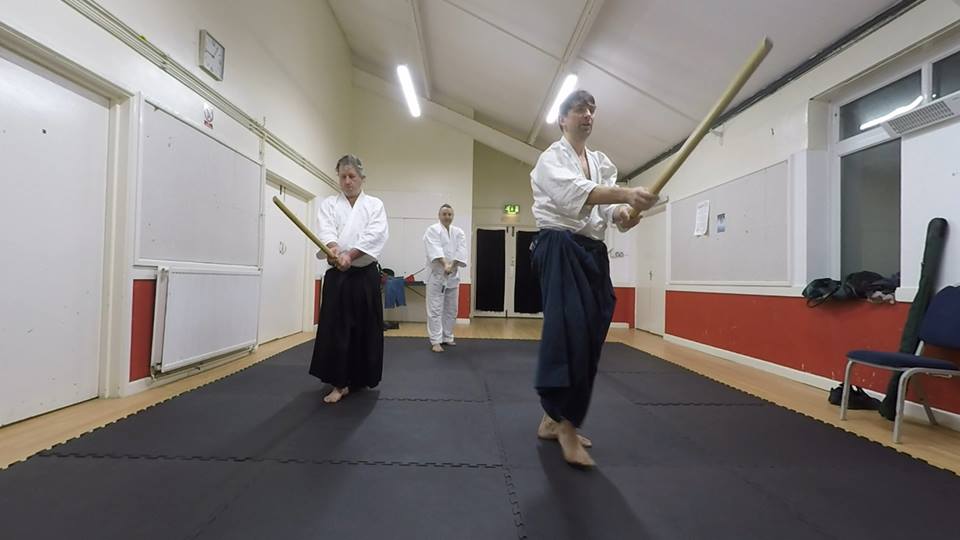 A picture of practice with Aikiken.